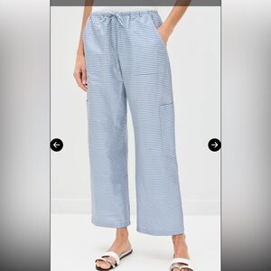 NWT Donni The Taffeta Drawstring Cargo Pant S